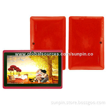 Wholesale Q88 Red Color 7-inch Allwinner A23 800*480 512MB RAM 4GB Capacitive Touch MID